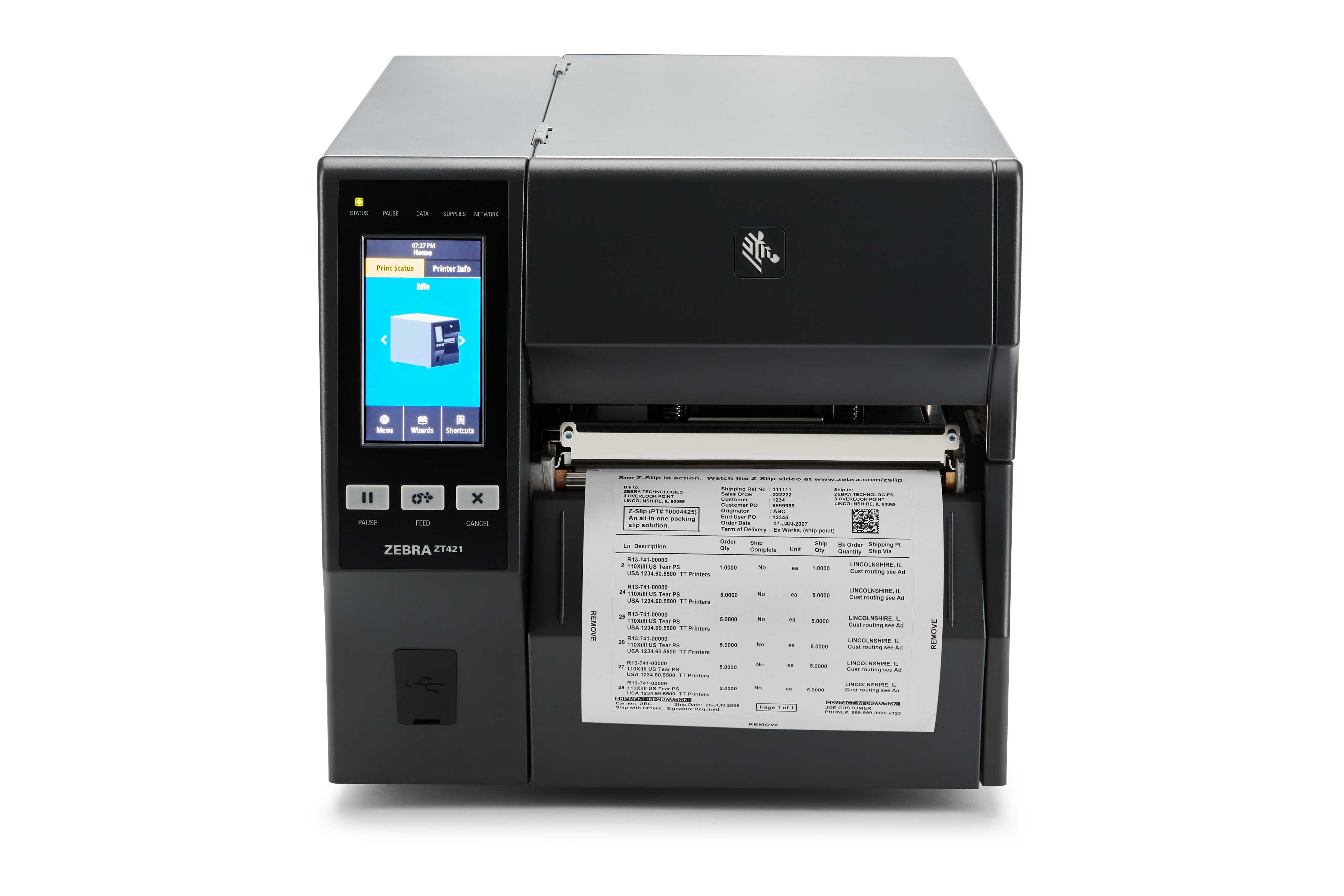 ZebraZT421 工业打印机 å›¾3