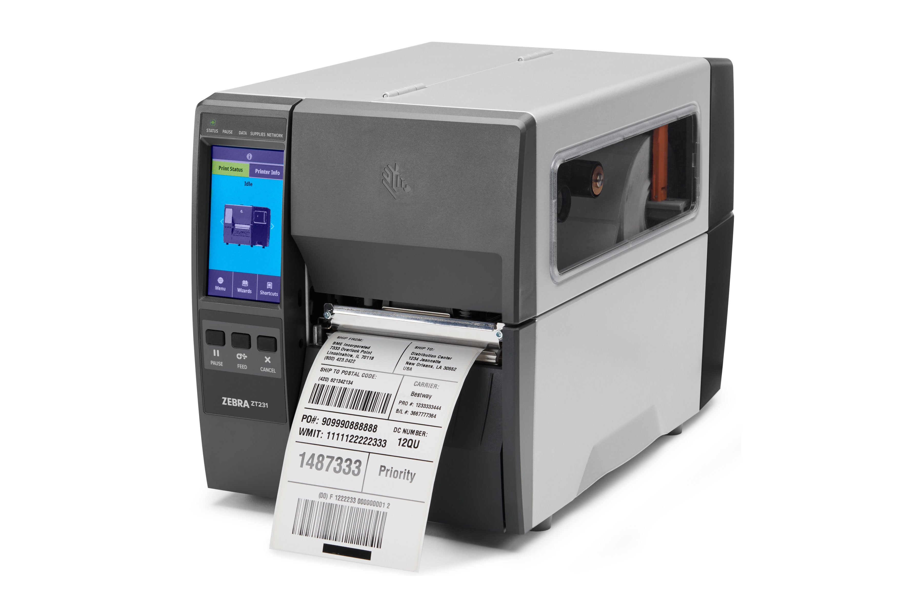 ZebraZT231 工业打印机 å›¾2