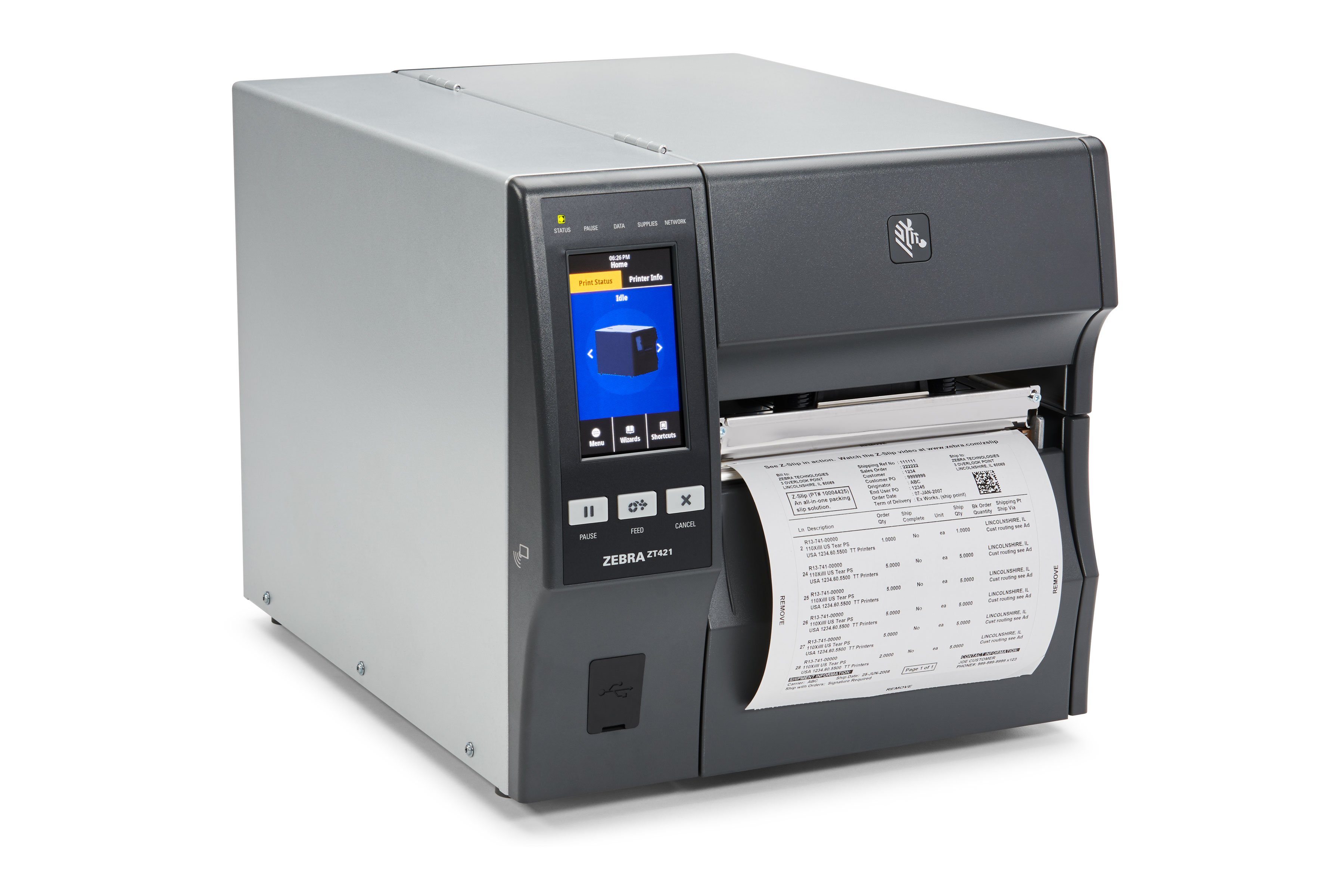 ZebraZT421 工业打印机 å›¾4